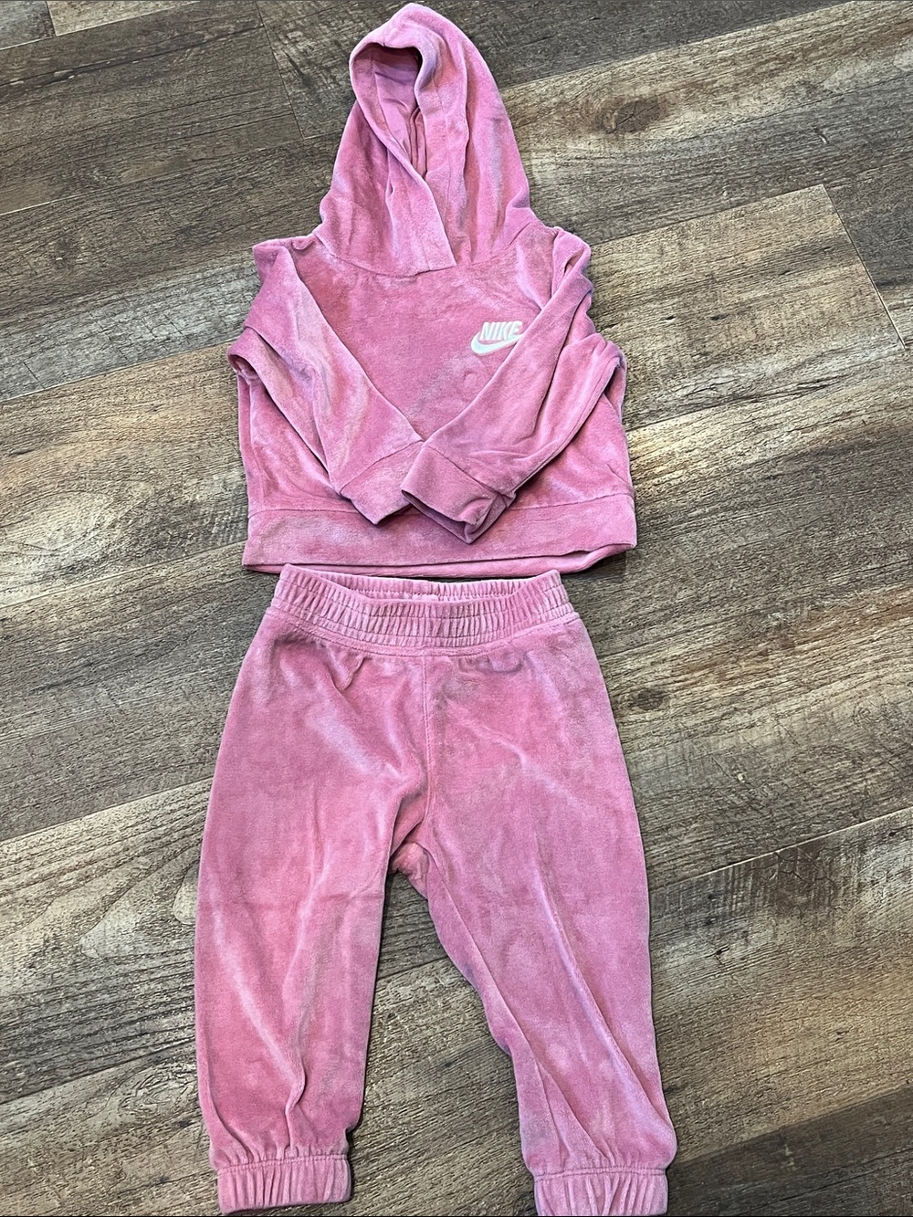 Nike Pink Hoodie & Jogger Set - Dusty Rose